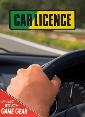 Cover Car Licence for Game Gear